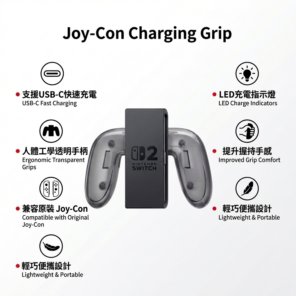【小老闆電玩】Switch 1/2 原廠 JOY-CON 充電握把 盒裝 裸裝 NS1 NS2 原廠手把支架 充電手把