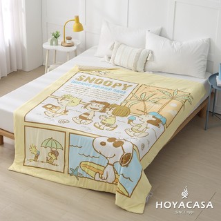 HOYACASA x 史努比聯名系列 ICETECH+冰絲涼感夏被｜酷夏沙灘｜150×190cm