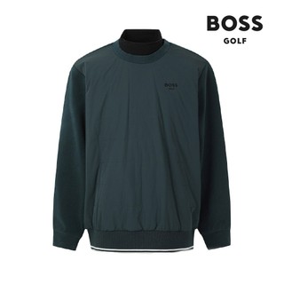 【BOSS GOLF】DOWN MIX SHIRT 男士 羽絨高領長袖上衣 綠色(BS24FWM311345)