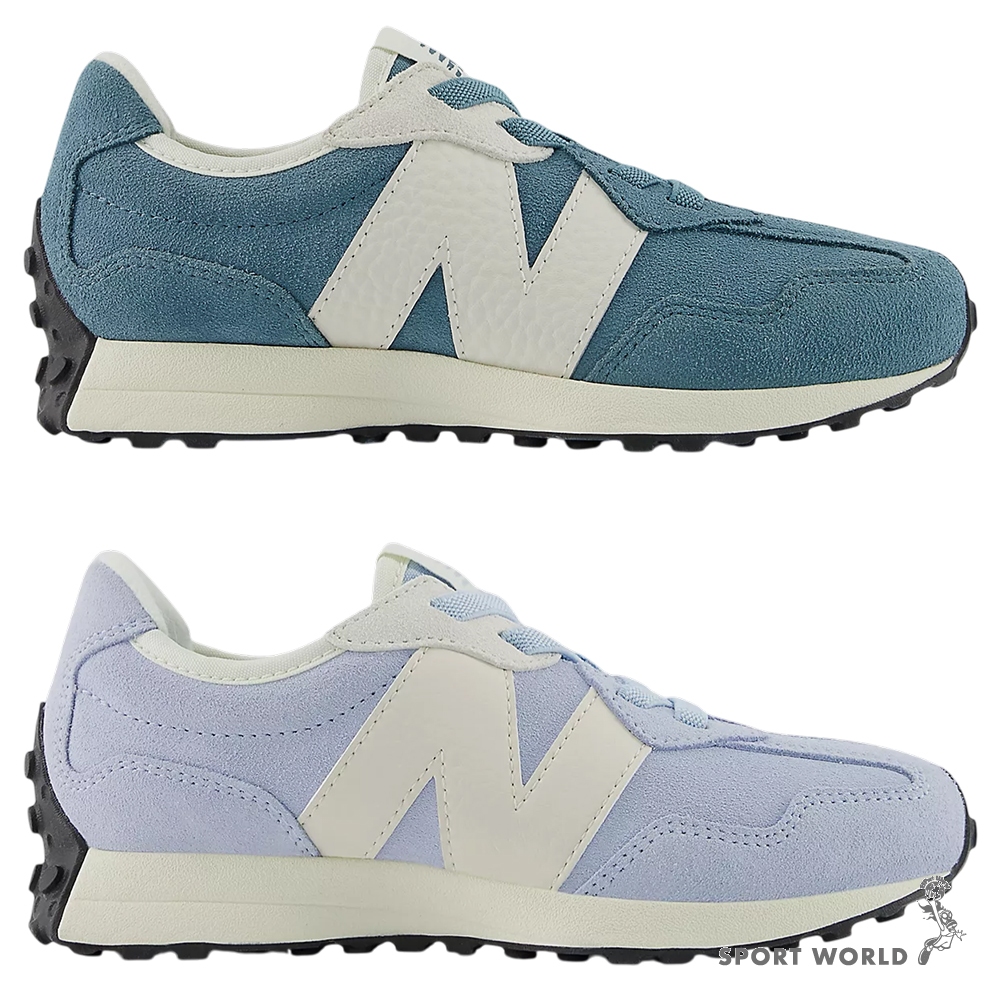 New Balance 327 休閒鞋 中童鞋 彈性鞋帶 麂皮【運動世界】P3275XH-W/P3278TE-W