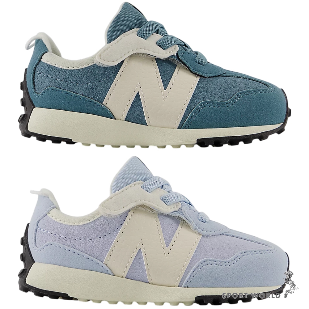 New Balance 327 休閒鞋 小童鞋 魔鬼氈 麂皮【運動世界】I3274S6-W/I3275JT-W