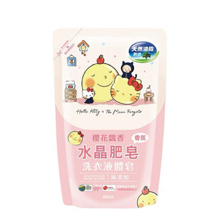 Hello Kitty與幾米聯名 南僑水晶肥皂香氛洗衣液體皂800g