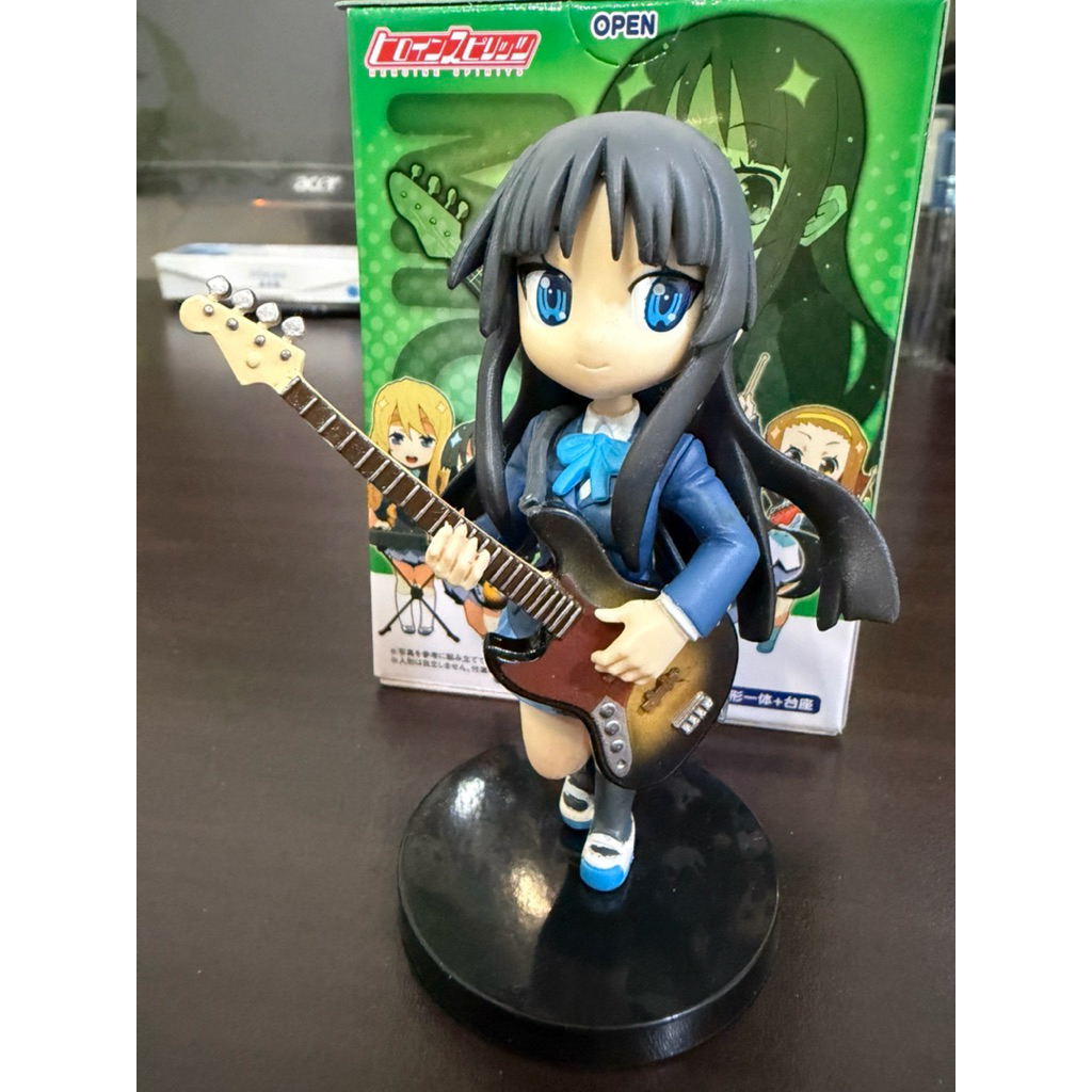 【K-ON 輕音部 R-Style 秋山澪 萬代 盒玩 全新】輕音少女 Q版 小澪 食玩 Shuffle 秋山 澪 吉他