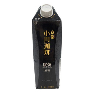 京都小川咖啡 炭燒珈琲(無糖) 1000ml【Donki日本唐吉訶德】