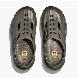 HOKA Ora Recovery Mule 肌力恢復紓壓鞋 柔軟輕便 人體工學 足弓支撐 男款 灰綠色穆勒鞋 懶人洞洞