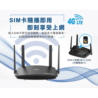TOTOLINK LR350 300M 4G LTE行動上網 SIM卡 WiFi 分享器 WiFi分享器