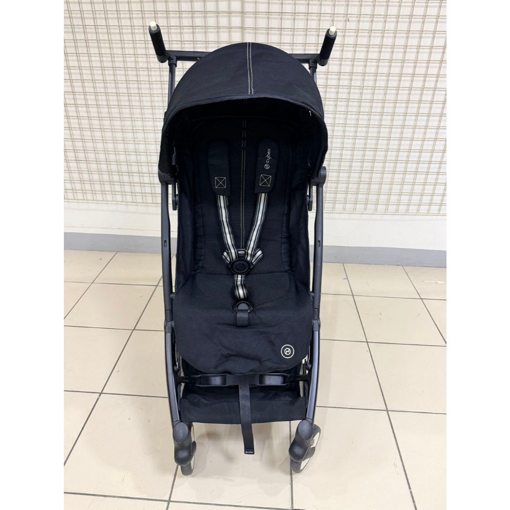 【二手嬰兒推車】Cybex Libelle 輕巧登機嬰兒手推車-黑色 可登機推車 輕量推車 便宜出清 可折疊