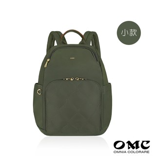 【OMC】口袋款後開式防盜後背包(小款)23344(經典綠)
