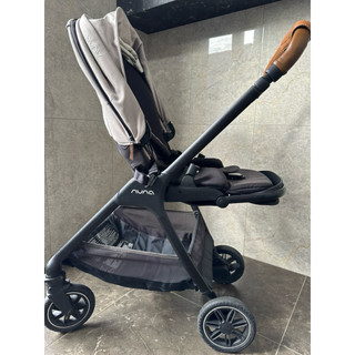【nuna】triv雙向推車氣質橡白灰全黑桿附座墊前扶手全新轉接器