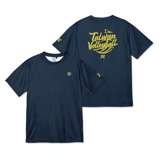 【DV TAIWAN】TAIWAN VOLLEYBALL排汗短TEE｜藏青 #排球 #台灣