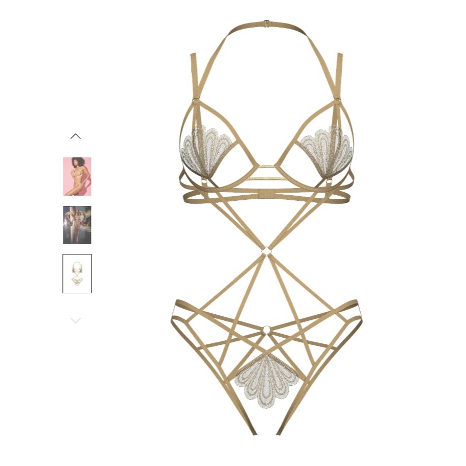 💕Y&M的雜貨舖💕美國🇺🇸Victoria’s Secret維多利亞的秘密《Showgirl 刺繡吊帶連身衣》