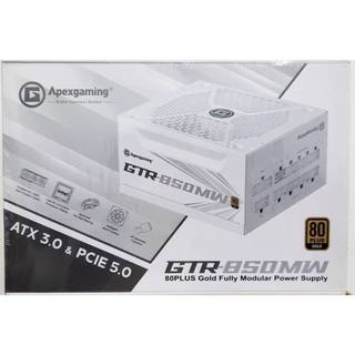 Apexgaming首利 GTR-850MW 金牌全模組電源 白色