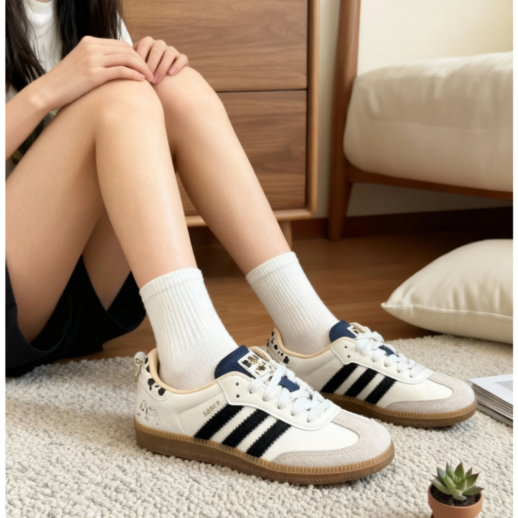 🇯🇵 Disney's 101 Dalmatians x adidas originals Samba 聯名德訓 休閒鞋