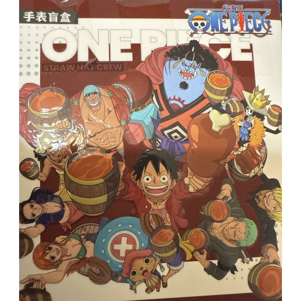 航海王手錶盲盒 正版聯名 佛朗基 布魯克 學生腕錶 動漫收藏禮物 送禮必備 收藏紀念 代售