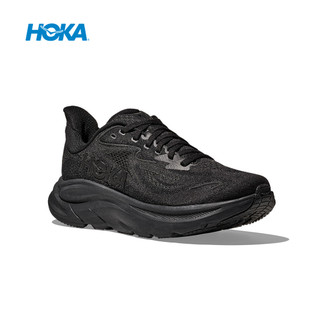 HOKA【授權經銷】男款運動鞋 CLIFTON 10 寬楦 支撐 路跑鞋 黑 HO1162032BBLC
