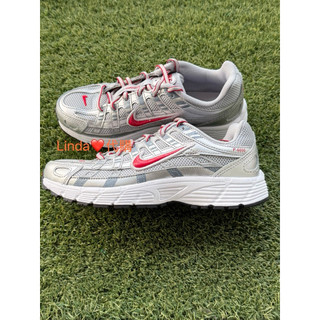Linda❤️代購 Nike 休閒鞋 P-6000 GS 大童 女鞋 銀 紅 復古慢跑鞋 運動鞋 HV5064-016