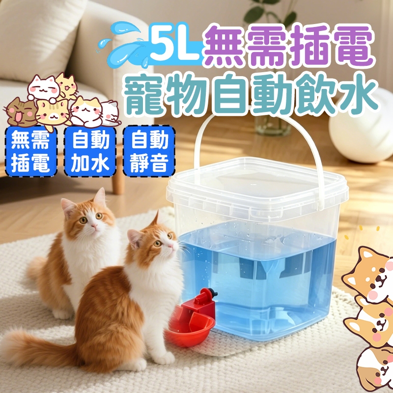 現貨🔥便宜實惠🚀貓咪飲水桶🐱乾淨衛生 狗狗貓咪飲水機 餵雞鴨飲水器 喝水自動水壺 大容量寵物飲水桶 貓咪飲水 喝水神器