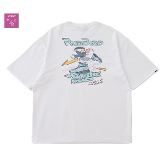 Mizuno 美津濃【授權經銷】男子短袖上衣 SPORTS STYLE 休閒 中性 印花 白 D2TAD00101