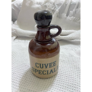 古董-Cuvée Spéciale 特殊特釀 精選陶製酒罐 酒器 空罐