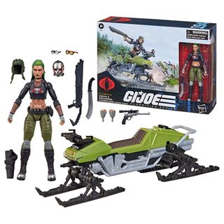(孩之寶Hasbro) 精英系列6吋人物載具 特種部隊 Zanya & SWAMP SKIER
