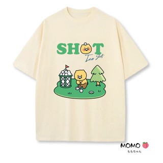 【MOMO】情侶t恤 KAKAO FRIENDS周邊 萊恩 Ryan 大尺碼短袖團服 顯瘦寬版t 可愛棉踢厚磅 生日禮物