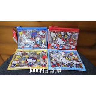 可愛Hello Kitty防水 透明 拉鍊 萬用收納袋(mini)