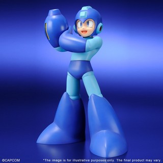 野獸國直營店｜Star Ace X-Plus 巨大系列 洛克人 雕像 塑像 可替換頭盔（35cm）