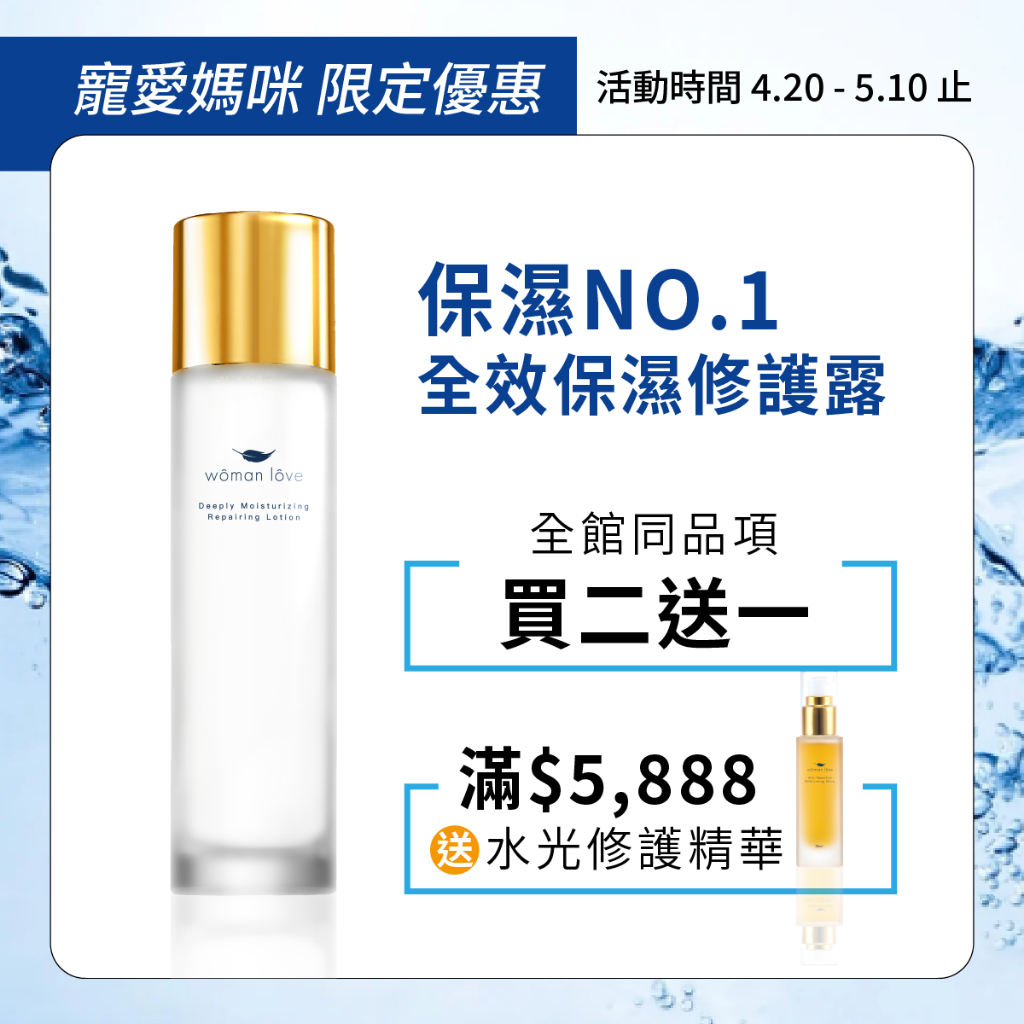 【熱銷現貨】肌膚救援計畫 全效保濕修護露 ｜暗沉 蠟黃 粗糙 毛孔｜提亮 補水 保濕無光澤肌必備 Woman Love