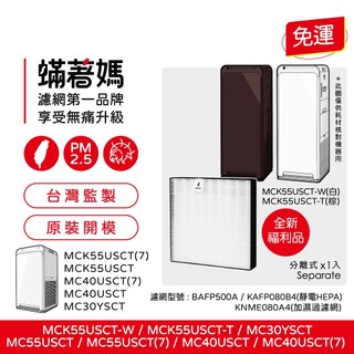 適用 DAIKIN 大金 MC55USCT MC40USCT MCK55USCT 全新福利品集塵濾網 蟎著媽