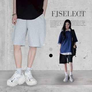 ［FJ select］ P108 拼接車線彎刀高磅棉短褲 棉褲 男生短褲 女生短褲 休閒短褲 運動短褲