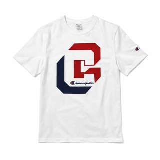 [現貨]美式復古潮牌Tee 冠軍LOGO刺繡圖案 Champion短袖 形象標誌嘻哈潮流街舞T-shirt