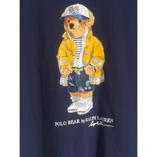 Polo Ralph Lauren 二手經典版型 Polo 熊平紋針織 短T恤