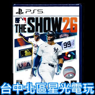 現貨【PS5原版片】☆ 美國職棒大聯盟 MLB The Show 26 ☆英文版全新品【台中星光電玩】