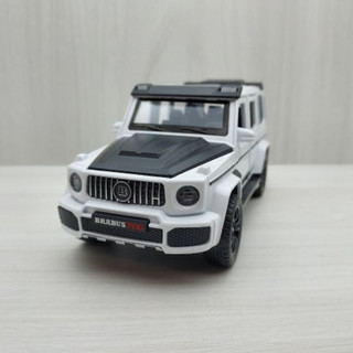 全新盒裝~1:32 ~BRABUS 巴博斯 G700 白色 全開門 合金模型聲光車