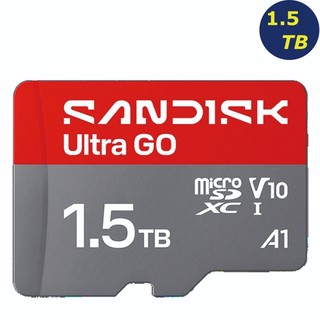 SanDisk 1.5TB microSD ultra GO 190MB/s A1 SDSQUGN-1T50 記憶卡