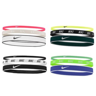 NIKE 彈性髮帶 韻律瑜珈 慢跑 止汗髮帶 MIXED WIDTH 髮帶 3入 N0002548 【樂買網】