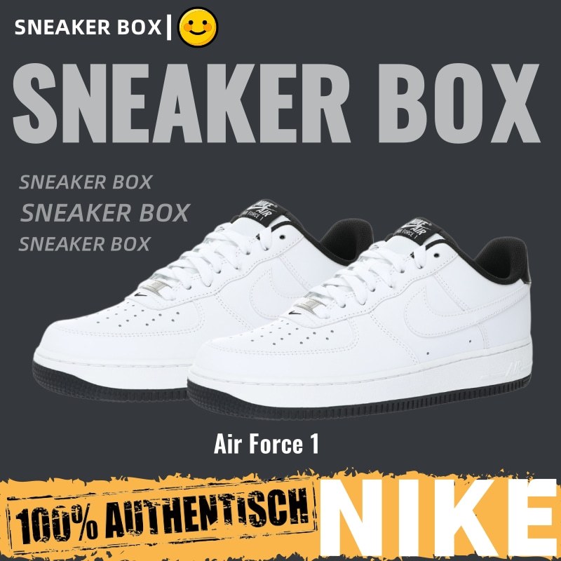 【U+】Nike 鞋 Air Force 1’07 Low "白黑尾" 空軍一號 休閒運動鞋 板鞋 男女鞋