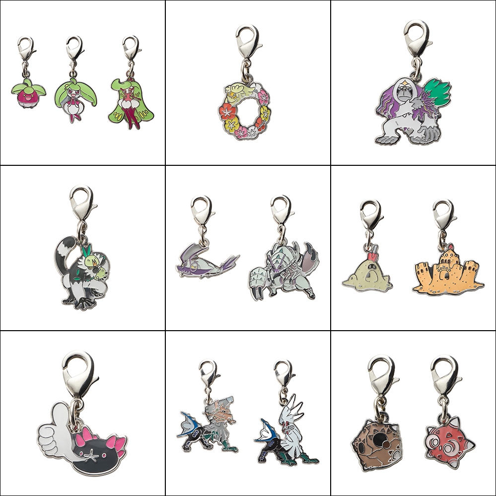 【米朧家】現貨 ❤️ 全國圖鑑 Gen7 智揮猩 具甲武者 沙丘娃 拳海參 小隕星 金屬吊飾 寶可夢中心限定