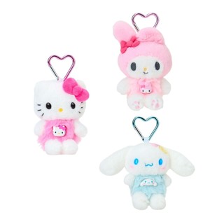 Sanrio三麗鷗 平成風造型玩偶 附登山扣- Hello Kitty/美樂蒂/大耳狗