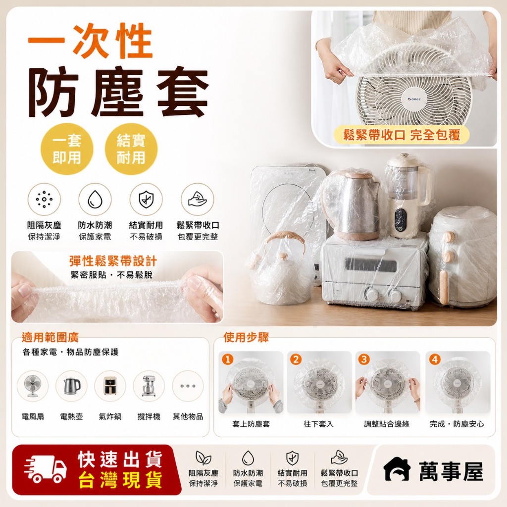 一次性 防塵罩 電器防塵布 防塵罩 家具防塵套 收納 居家生活 大掃除  防塵袋 整理袋 微波爐 透明套 A0044