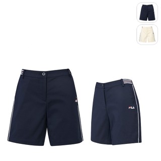 【FILA】女性 平織短褲-丈青 5SHZ-1724-NV