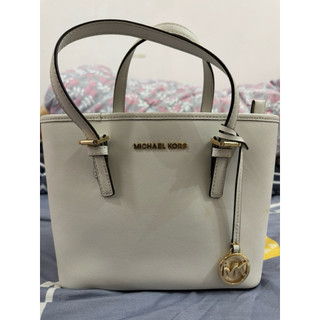 Michael kors MK包包 小托特 托特包 側背包 白色