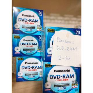【絕版品】日本製造Panasonic 白色可列印式DVD-RAM 4.7G 2-3X空白光碟可重覆燒錄像硬碟