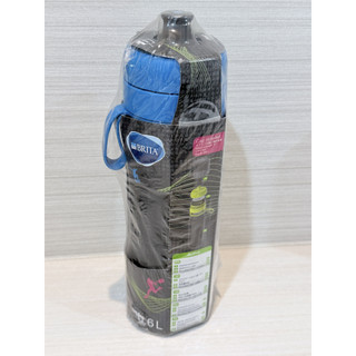 【德國BRITA】brita運動濾水瓶Fill&Go Active 0.6L含濾片 brita隨身水壺 藍色
