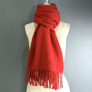 Chloe FOULARDS Seabike羊毛圍巾 冬裝紅色 118