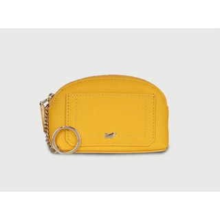 ［免運］BRAUN BUFFEL 德國小金牛-珍妮絲 拉鍊零錢包-向日葵黃-BF840-161-SF