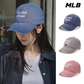 MLB 復古水洗 可調式軟頂棒球帽 Varsity 紅襪/道奇/洋基隊 (3ACPVV04N-三款任選)【官方旗艦店】