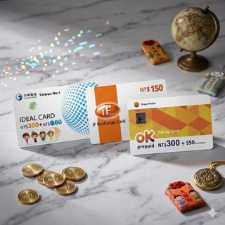 【電信儲值卡】中華如意卡 遠傳IF 台哥大OK 150/300 預付卡現貨 Pulsa Taiwan Top-up