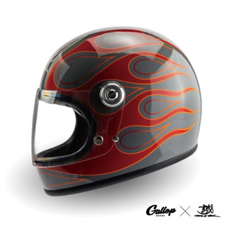 【Gallop】 MAKOTO小林誠 x GALLOP TRACK SAFETY HELMET聯名款 樂高帽 藍灰色