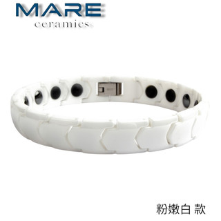 § 全館7折 § 【Mare】精密陶瓷手鍊：粉嫩白 款【售後服務&保固12個月】
